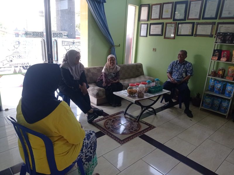 Monitoring Pelaku Ekraf Pisang Aroma