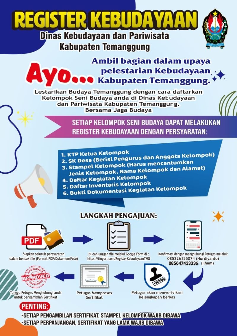 Mudahkan Pelayanan, Hadirkan Register Kebudayaan Online