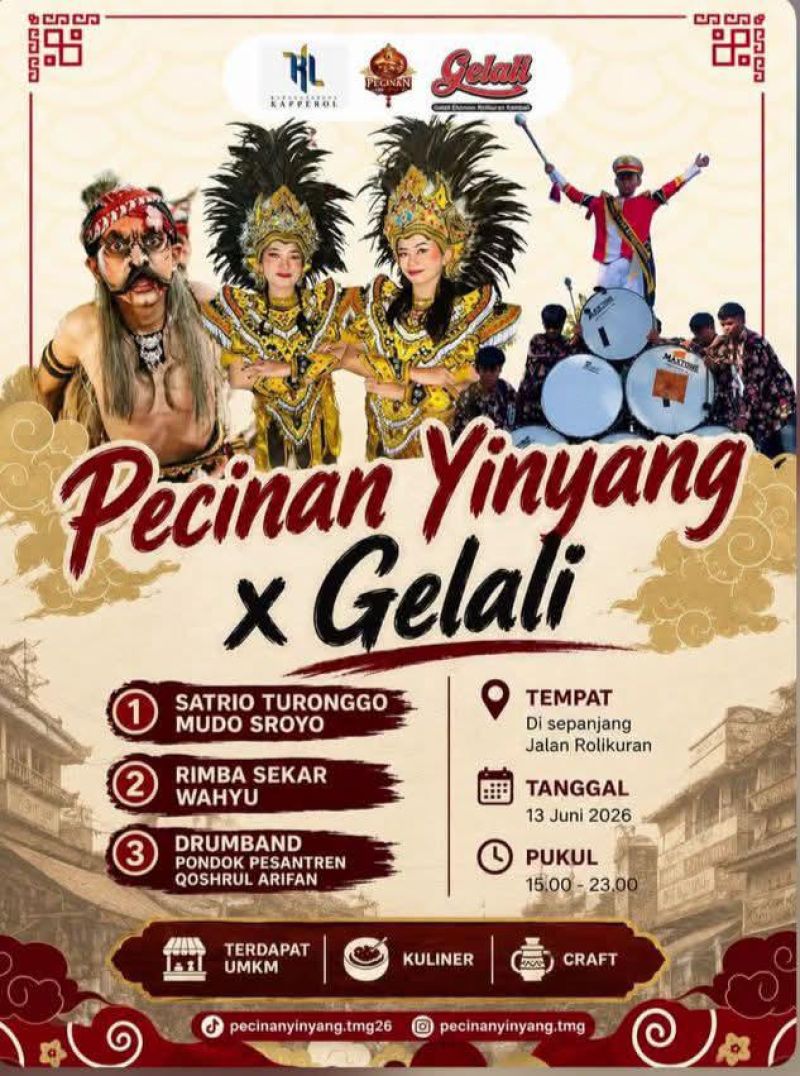 Pecinan Yinyang x Gelali Siap Meriahkan Jalan Rolikuran Temanggung!