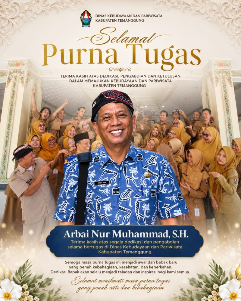 Selamat Purna Tugas, Bapak Arbai Nur Muhammad, S.H.