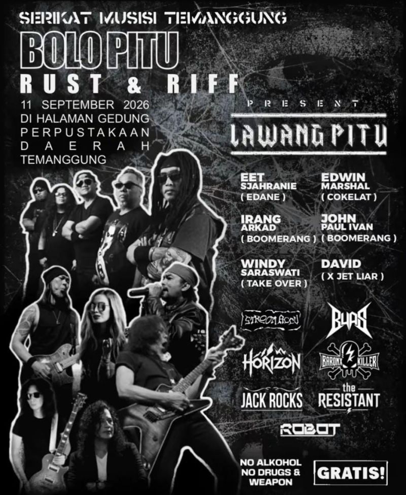 LAWANG PITU: BOLO PITU RUST & RIFF Persembahan Serikat Musisi Temanggung