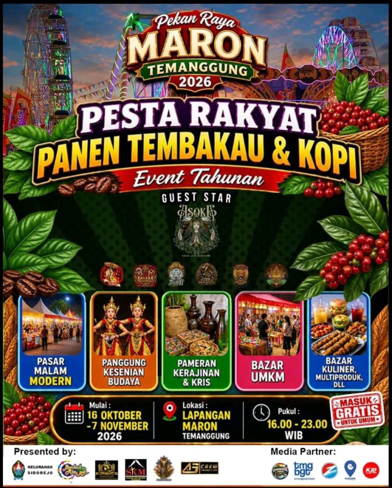 Pesta Rakyat Panen Tembakau & Kopi